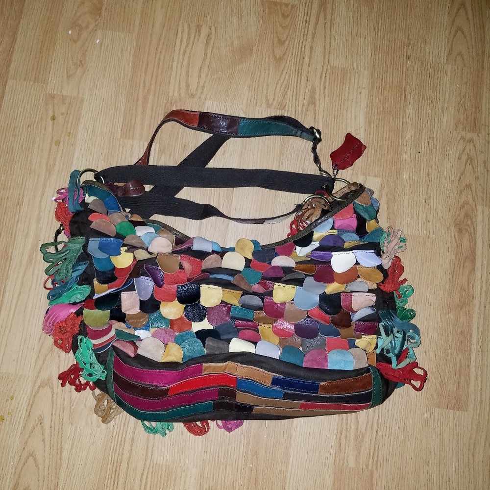 Multicolored Leather Bag